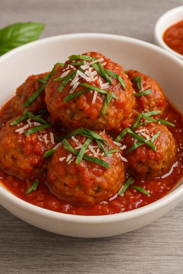 Bowl of meatballs