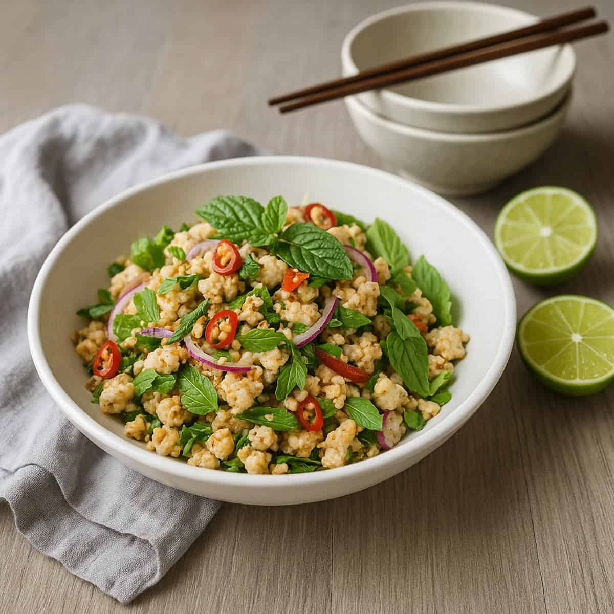 Thai Chicken Larb (Larb Gai)