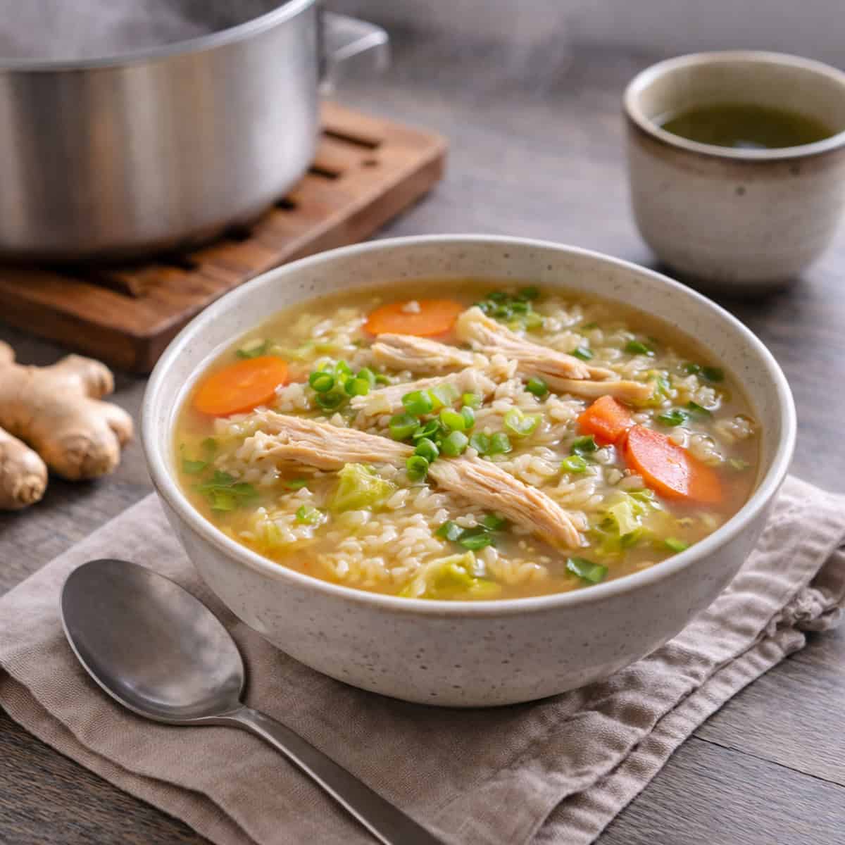 Chicken and Rice Miso Soup Gentle Comfort with Japanese Roots