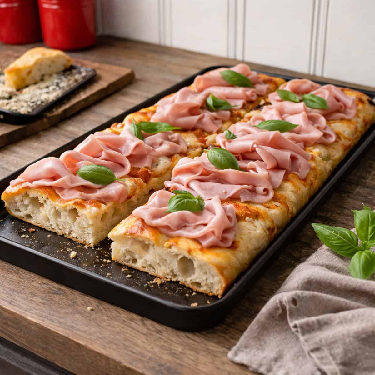 Roman Pizza an Oven bake alternitive to a pizza oven