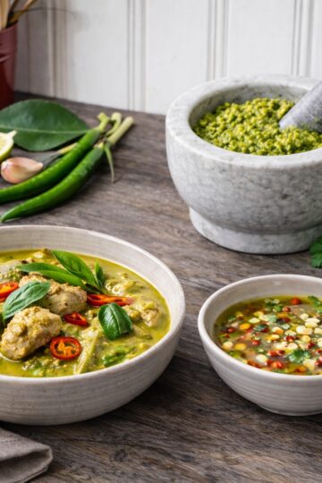 Thai Green curry with chicken