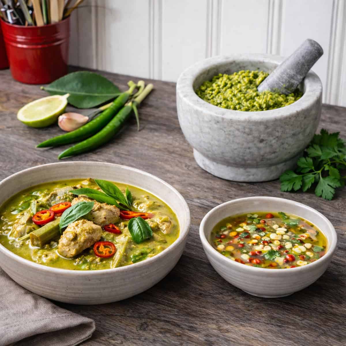 Thai Green Curry with Chicken (Gaeng Keow Wan Gai)