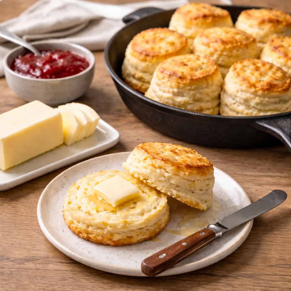 Buttermilk Biscuits | Flaky, Tall, and Foolproof