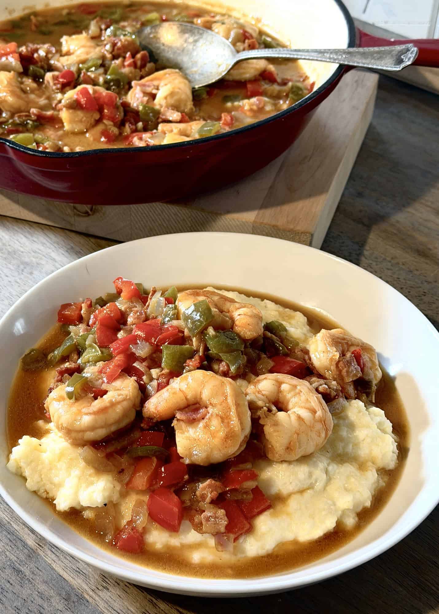 Southern Shrimp and Grits | Stone-Ground Grits & Bacon